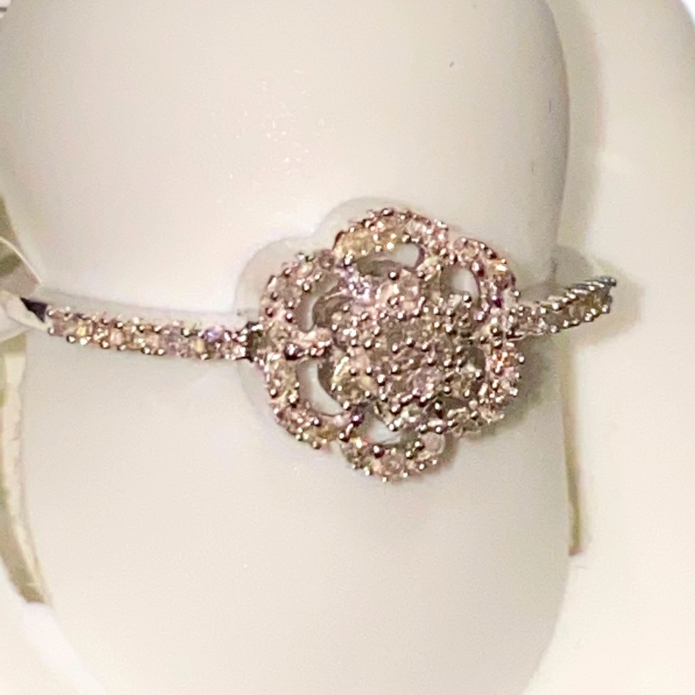 10k solid gold real diamond ring not plated not CZ free appraisal best gift sale
